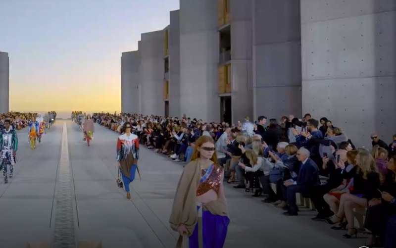 Louis Vuitton debuts 2023 cruise collection at Louis Kahn's Salk
