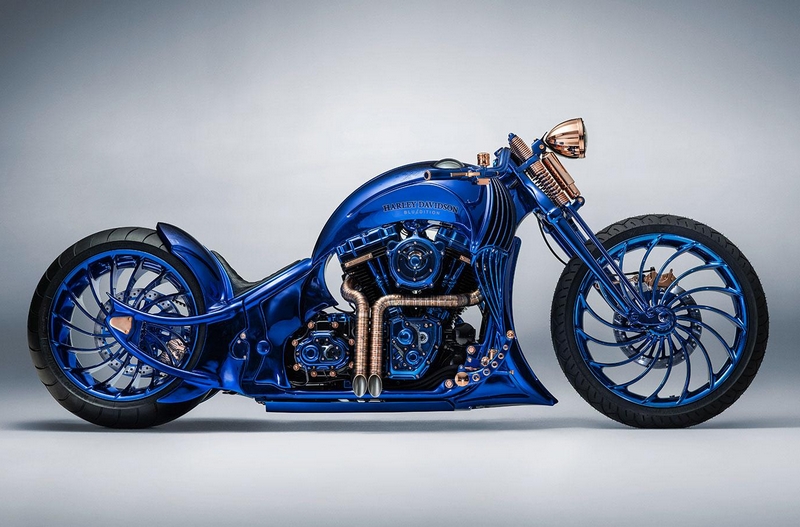 Bucherer x Harley-Davidson Blue Edition - a handmade motorbike par ...