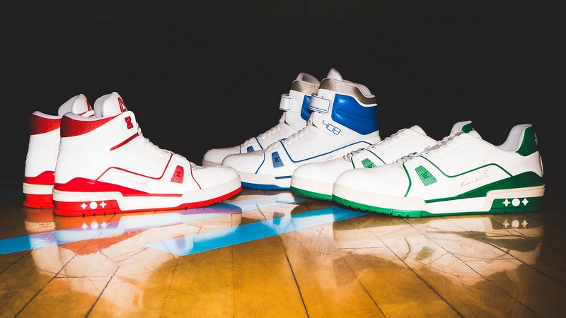 Sneakers time: Basketball-inspired LV Trainer are Virgil Abloh's