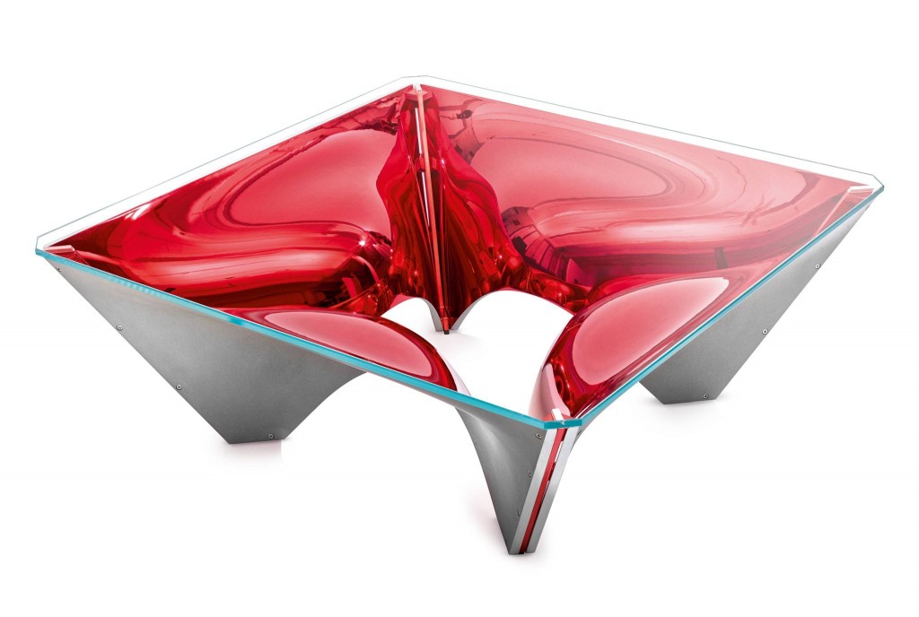 RED at Sothebys 2018 - Adjaye Associates's Washington Corona (RED) Coffee Table