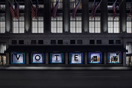 Saks Fifth Avenue is utilizing its platform to foster voter accessibility