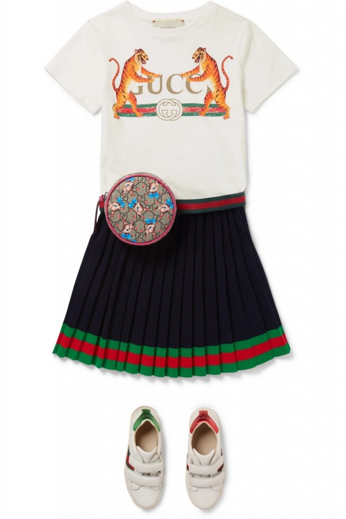 This pleated skirt is perfect for introducing Gucci to a brand new generation