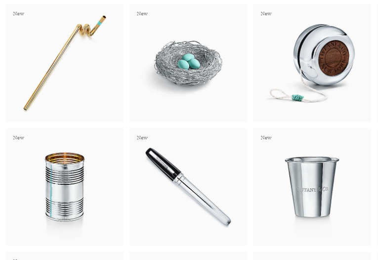 tiffany and co everyday items