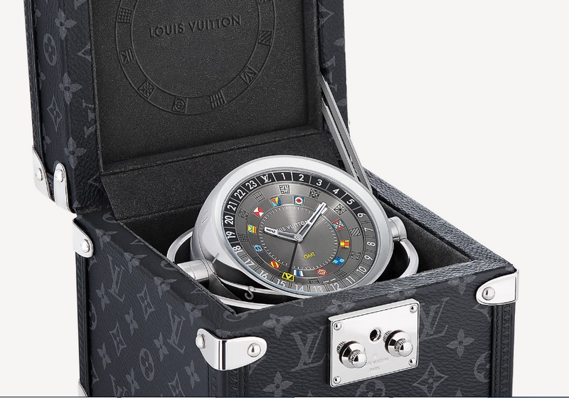 All in good time: Navy chronometers inspire the new Louis Vuitton Trunk Table  Clock 