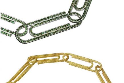 Virgil Abloh Jacob & Co. “Office Supplies” Emerald Rainbow Bracelet