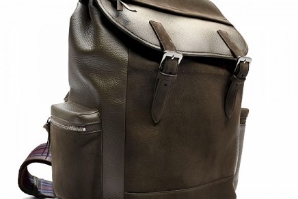 GMT rucksack in sueded bullskin