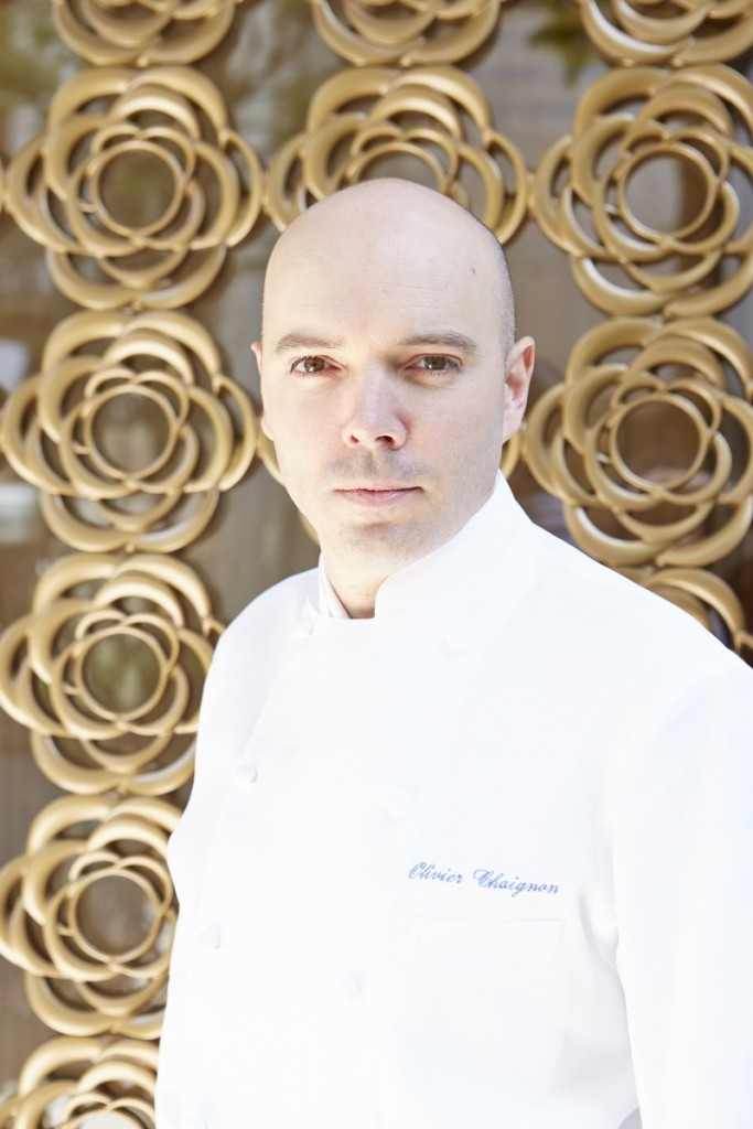 executive chef of L'Osier Olivier Chaignon