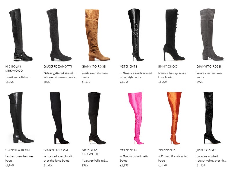 knee boots for fall 2018