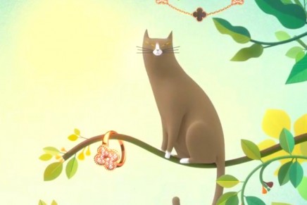 Celebrating Luck: Follow Van Cleef & Arpels’ mischievous cat into the imaginary world of Alhambra