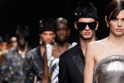 Versace steers its trademark glamour beyond gender